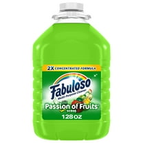 Fabuloso Multi-Purpose Cleaner & Floor Cleaner 2x Concentrated, Passion of Fruits - 128 fl oz