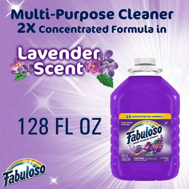 Fabuloso MultiPurpose Cleaner, Lavender, 128 Oz