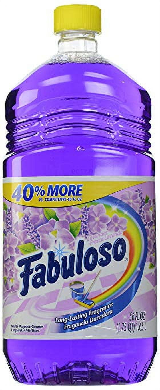 Fabuloso Multi-Purpose Cleaner, 2X Concentrated Formula, Lavender Scent, 56  oz