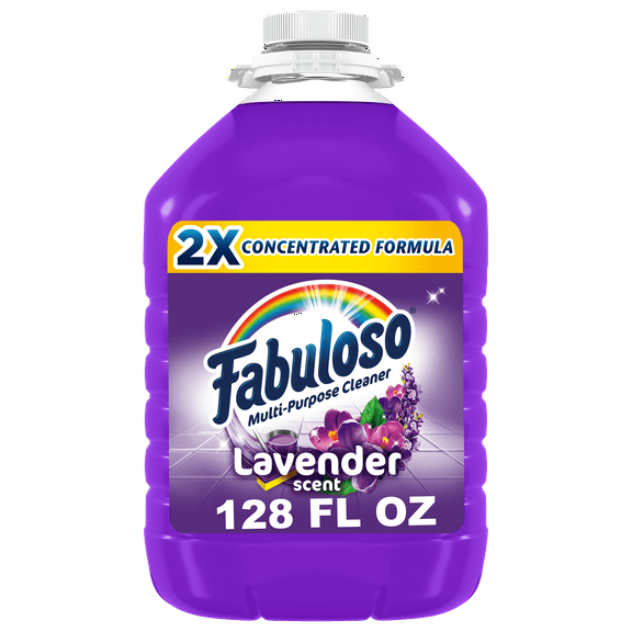Fabuloso Multi Surface All Purpose Floor Cleaner, Lavender Scent, 128 fl oz
