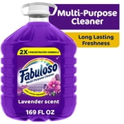 Fabuloso 2X Multi-Purpose Cleaner, No Rinse Floor Cleaner, Lavender Scent, 169 fl oz