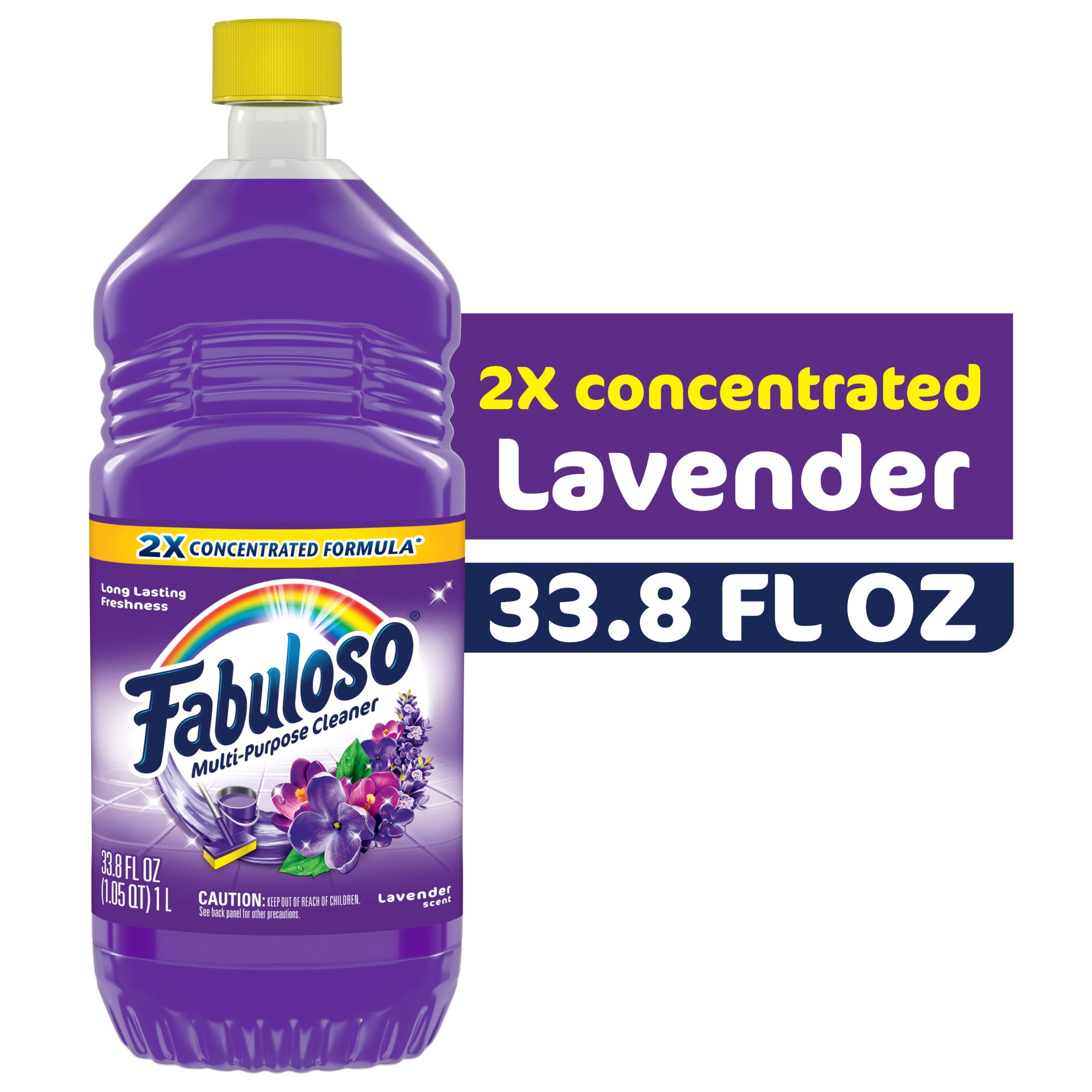 Fabuloso Multi Surface All Purpose Floor Cleaner, Lavender Scent, 33.8 fl oz