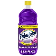 Fabuloso 2X Multi-Purpose Cleaner, No Rinse Floor Cleaner, Lavender Scent, 33.8 fl oz
