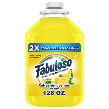 Fabuloso Multi Surface All Purpose Floor Cleaner, Lemon Scent, 128 fl oz