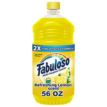 Fabuloso Multi Surface All Purpose Floor Cleaner, Refreshing Lemon Scent, 56 fl oz
