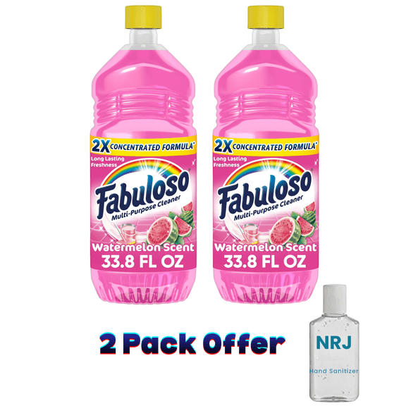 Fabuloso Multi Surface All Purpose Floor Cleaner, Watermelon Scent, 33.8 fl oz