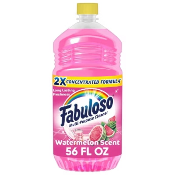 Fabuloso Watermelon Multi-Purpose Cleaner 2X Concentrated Formula Floor Cleaner - 56 oz