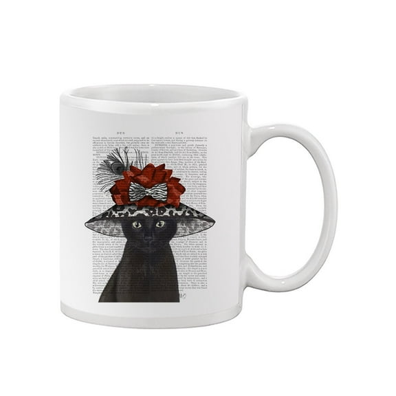 Fabulous Black Cat Mug - Fab Funky Designs,