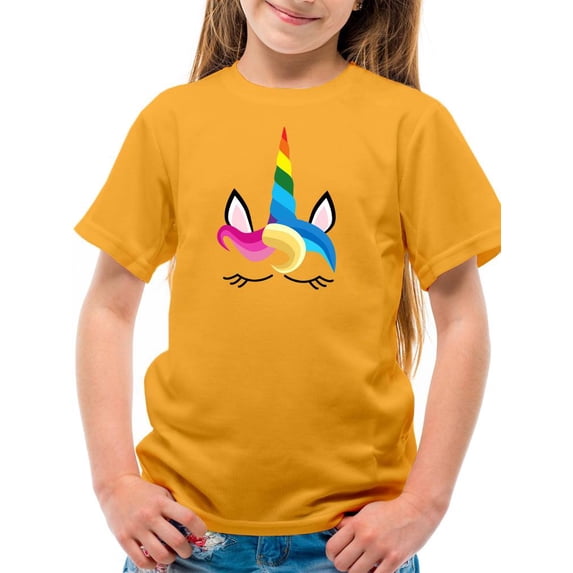 Fabulous Cute Unicorn Hair T-Shirt Juniors -Image by Shutterstock, x-Large