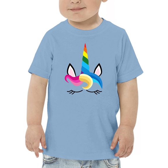 Fabulous Cute Unicorn Hair T-Shirt Toddler -Image by Shutterstock,  4 Toddler