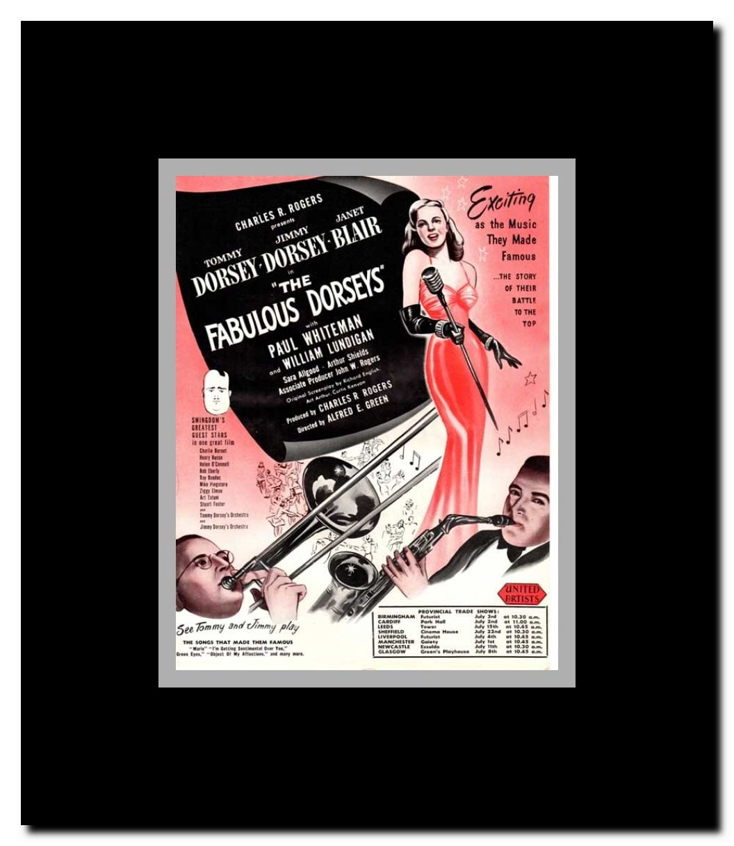 Fabulous Dorseys The Framed Movie Poster