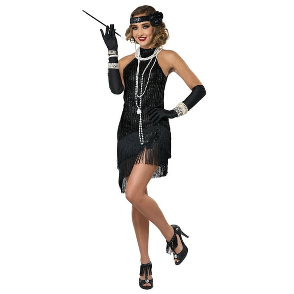 Back in Black Fabulous Flapper Adult Costume