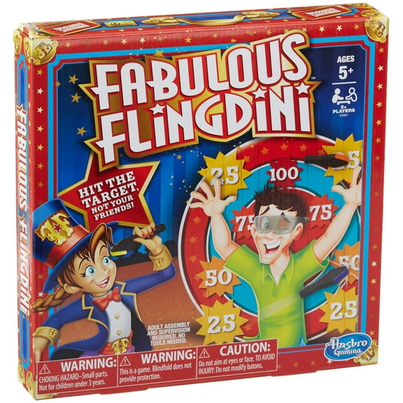 Fabulous Flingdini Family Fun Interactive Board Game Hasbro HSBE2987