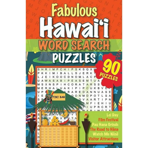 Fabulous Hawaii Word Search Puzzles