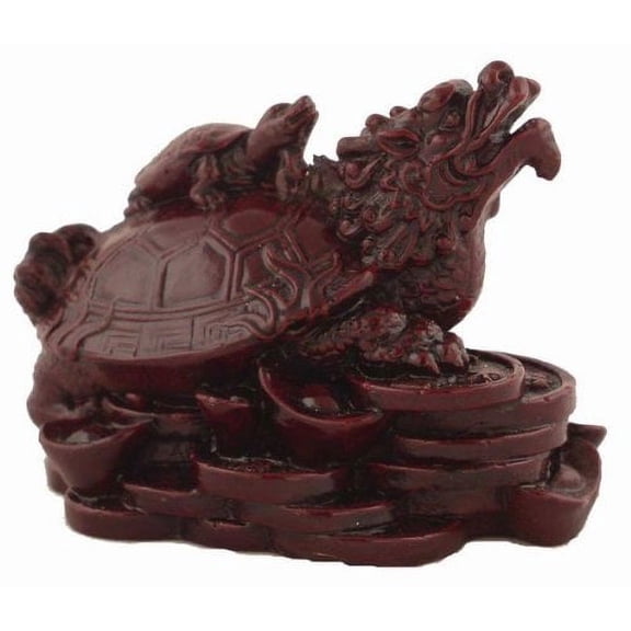 Fabulous Hong Tze Collection--Double Longevity Dragon Turtles