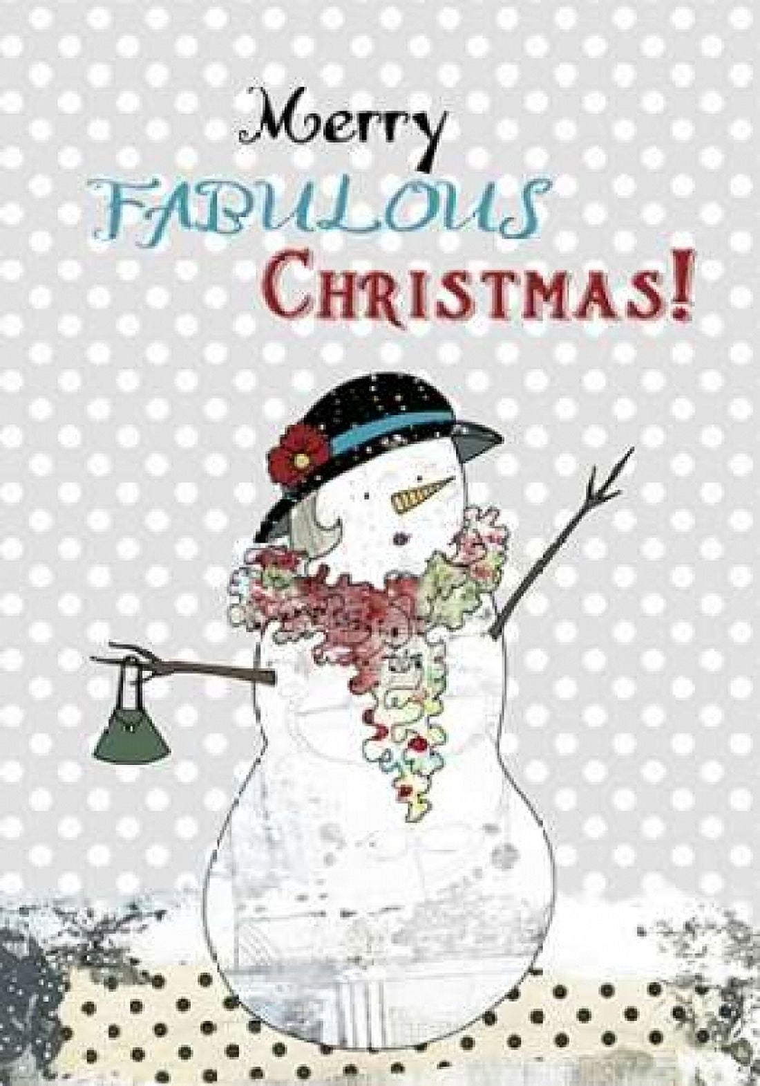 Fabulous Snow Lady Canvas Art - Sarah Ogren (20 x 28)
