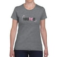 thumbnail image 1 of Fabulous With Pink Bow T-Shirt Women -Image by Shutterstock, Female 3X-Large, 1 of 4