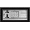 thumbnail image 1 of Facade of the Temple Tuscany (by Vitruvius, according to Le Roy and Perrault) 24x16 Black Ornate Wood Framed Canvas Art by Piranesi, Giovanni Battista, 1 of 2