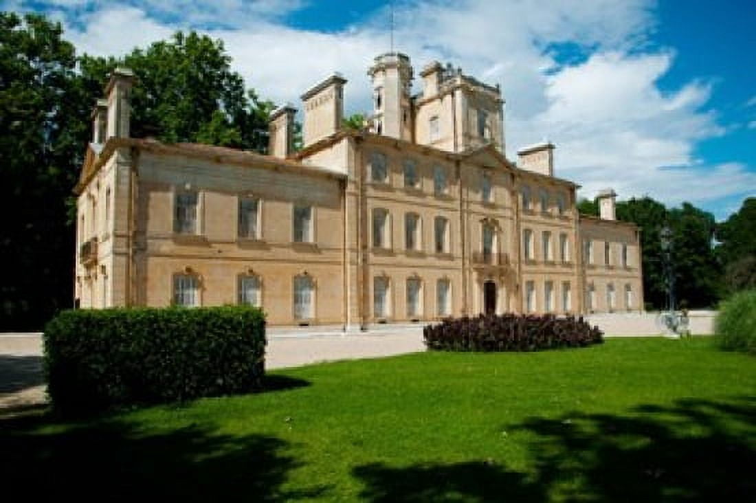 Facade of a building Chateau dAvignon Saintes Maries de La Mer Bouches-du-Rhone Provence-Alpes-Cote dAzur France Canvas Art - Panoramic Images (36 x 24)