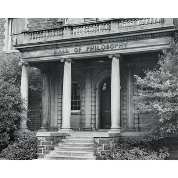 Facade of a University Building Hamilton College Clinton New York City USA Poster Print