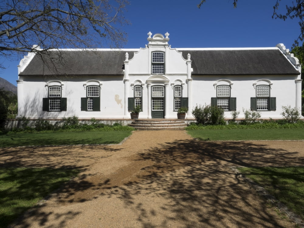 Facade of a building Boschendal Cape Winelands District Municipality Western Cape Province South Africa Canvas Art - Panoramic Images (12 x 16)