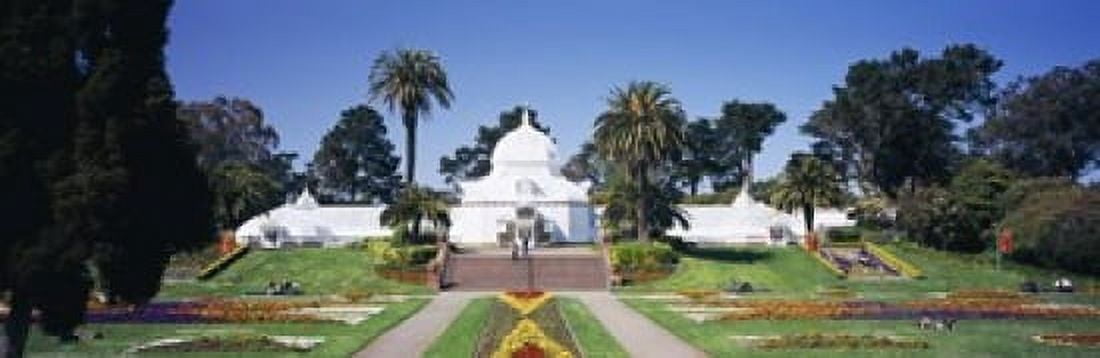 Facade of a building Conservatory of Flowers Golden Gate Park San Francisco California USA Canvas Art - Panoramic Images (18 x 6)