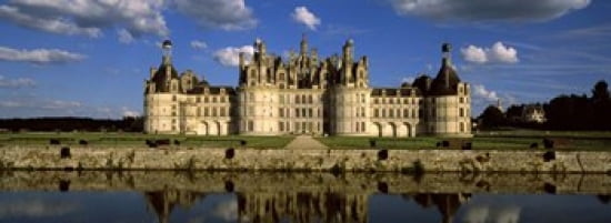 Facade of a castle Chateau De Chambord Loire Valley Chambord Loire-Et-Cher France Canvas Art - Panoramic Images (36 x 13)