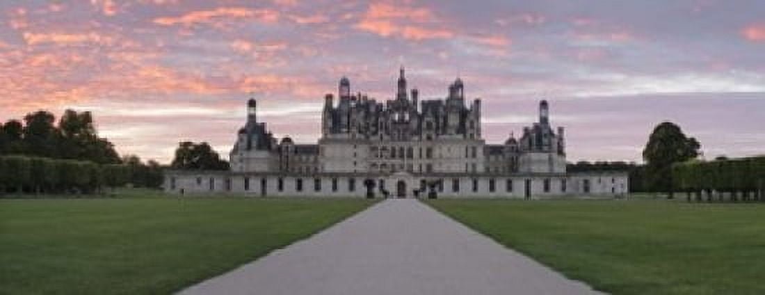 Facade of a castle Chateau Royal De Chambord Loire-Et-Cher Loire Valley Loire River Region Centre France Canvas Art - Panoramic Images (15 x 6)
