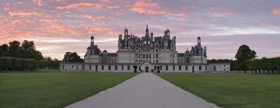 Facade of a castle Chateau Royal De Chambord Loire-Et-Cher Loire Valley Loire River Region Centre France Canvas Art - Panoramic Images (30 x 12)