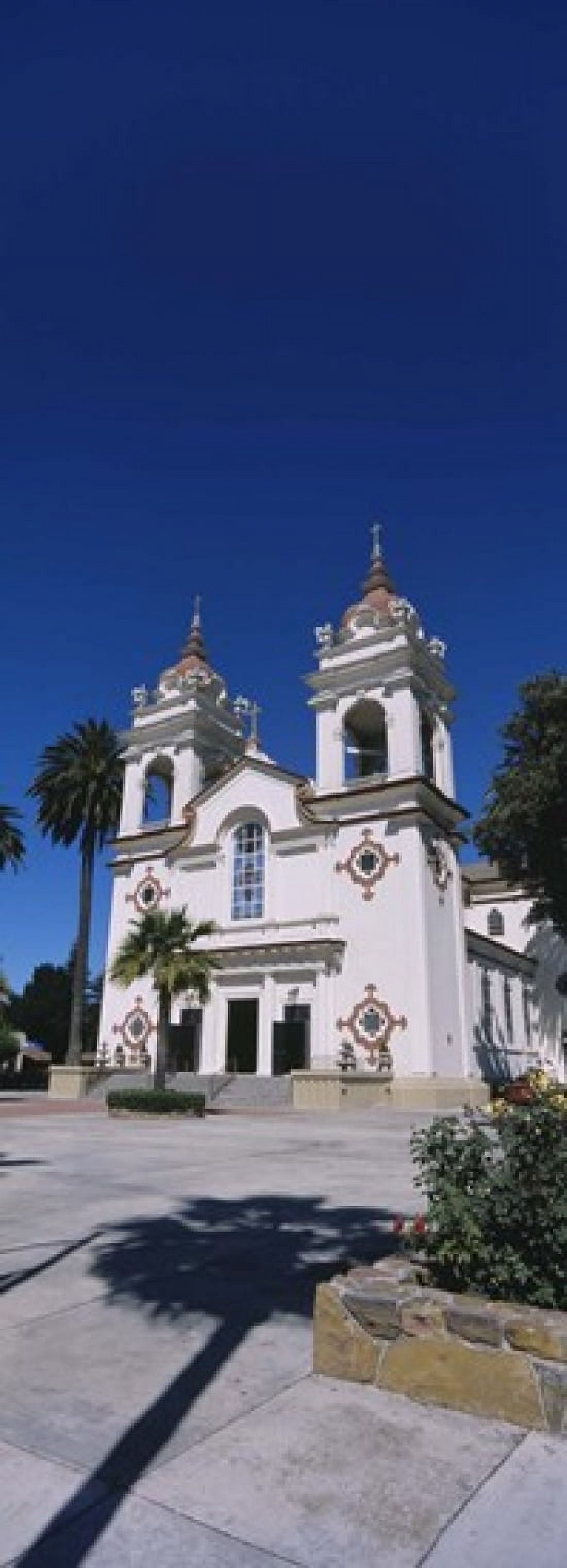 Facade of a cathedral Portuguese Cathedral San Jose Silicon Valley Santa Clara County California USA Canvas Art - Panoramic Images (36 x 13)
