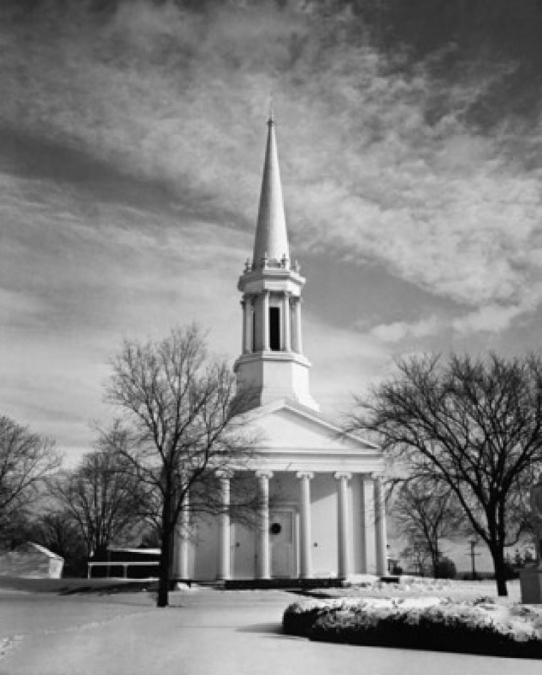 Facade of a church First Congregational Church Enfield Connecticut USA Canvas Art - (24 x 36)