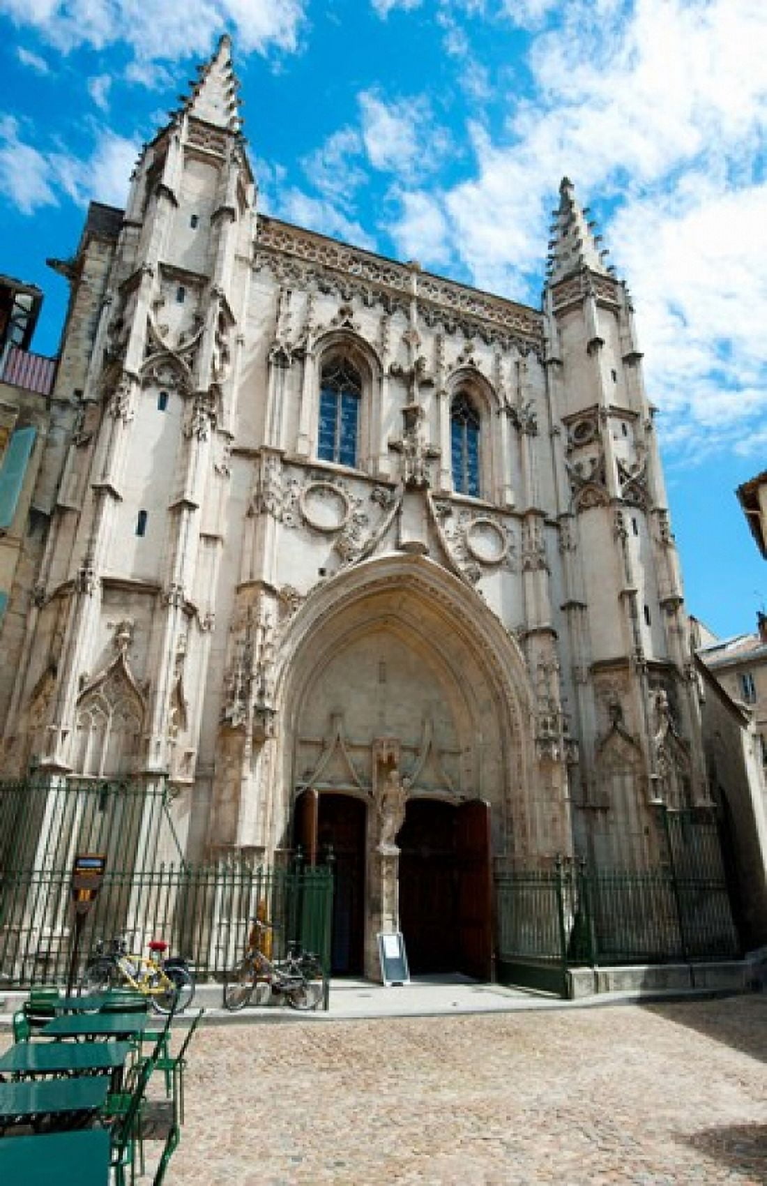 Facade of a church Place Saint Pierre Avignon Vaucluse Provence-Alpes-Cote dAzur France Canvas Art - Panoramic Images (24 x 36)