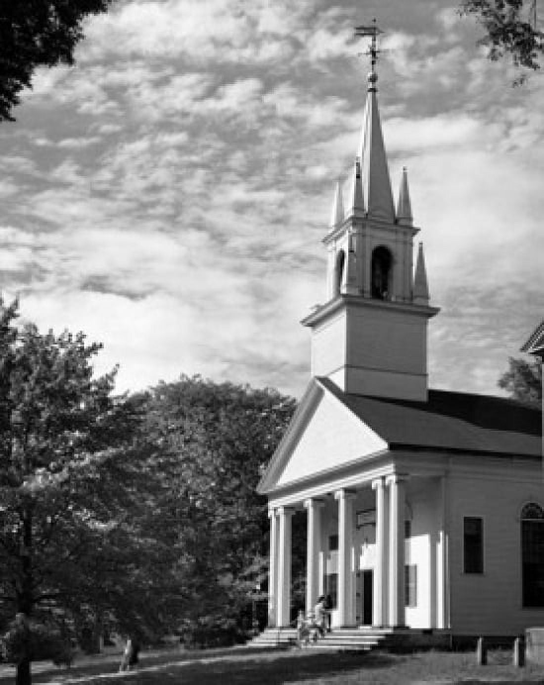 Facade of a church Wiscasset Maine USA Canvas Art - (18 x 24)