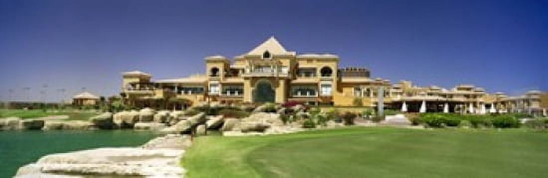 Facade of a golf course The Cascades Golf & Country Club Soma Bay Hurghada Egypt Canvas Art - Panoramic Images (18 x 6)