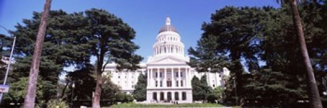 Facade of a government building California State Capitol Building Sacramento California USA Canvas Art - Panoramic Images (18 x 6)