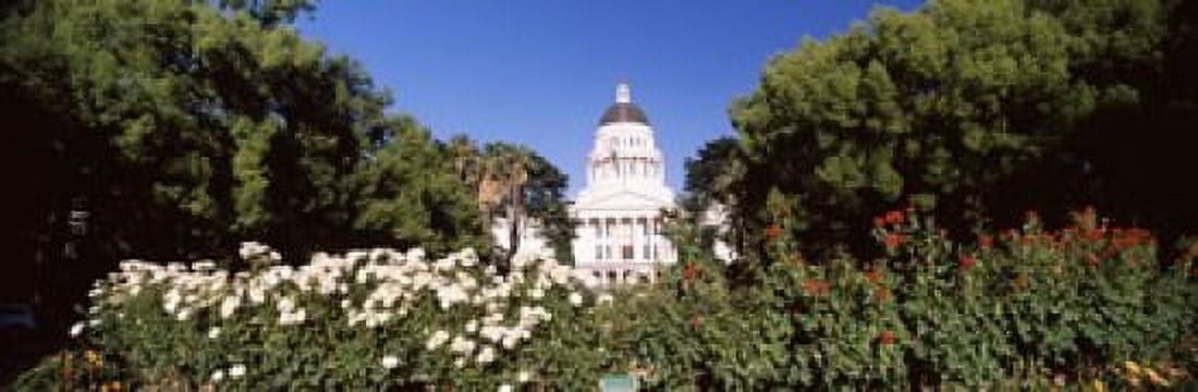 Facade of a government building California State Capitol Building Sacramento California USA Canvas Art - Panoramic Images (18 x 6)