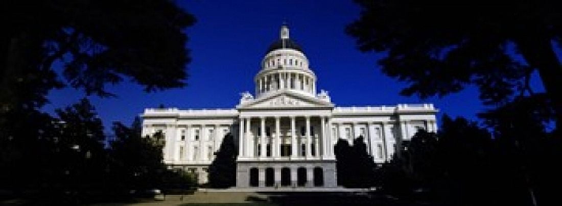 Facade of a government building California State Capitol Building Sacramento California USA Canvas Art - Panoramic Images (18 x 7)