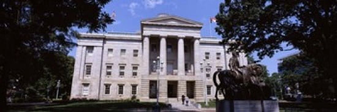 Facade of a government building City Hall Raleigh Wake County North Carolina USA Canvas Art - Panoramic Images (18 x 6)