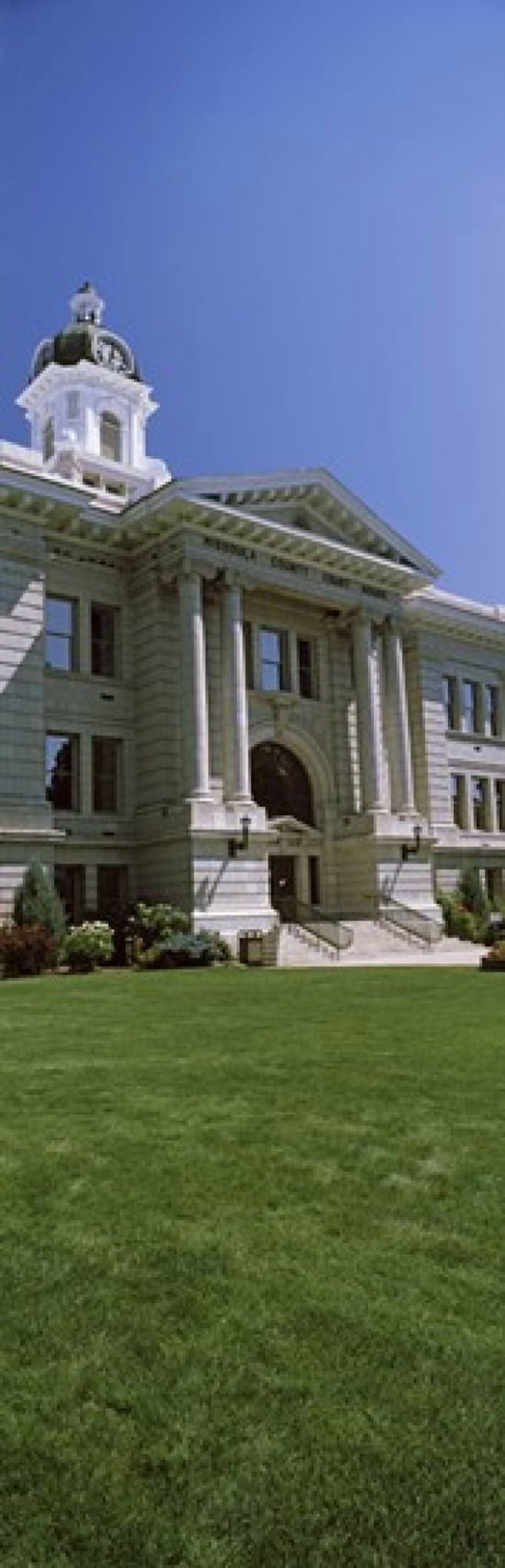Facade of a government building Missoula County Courthouse Missoula Montana USA Canvas Art - Panoramic Images (18 x 6)