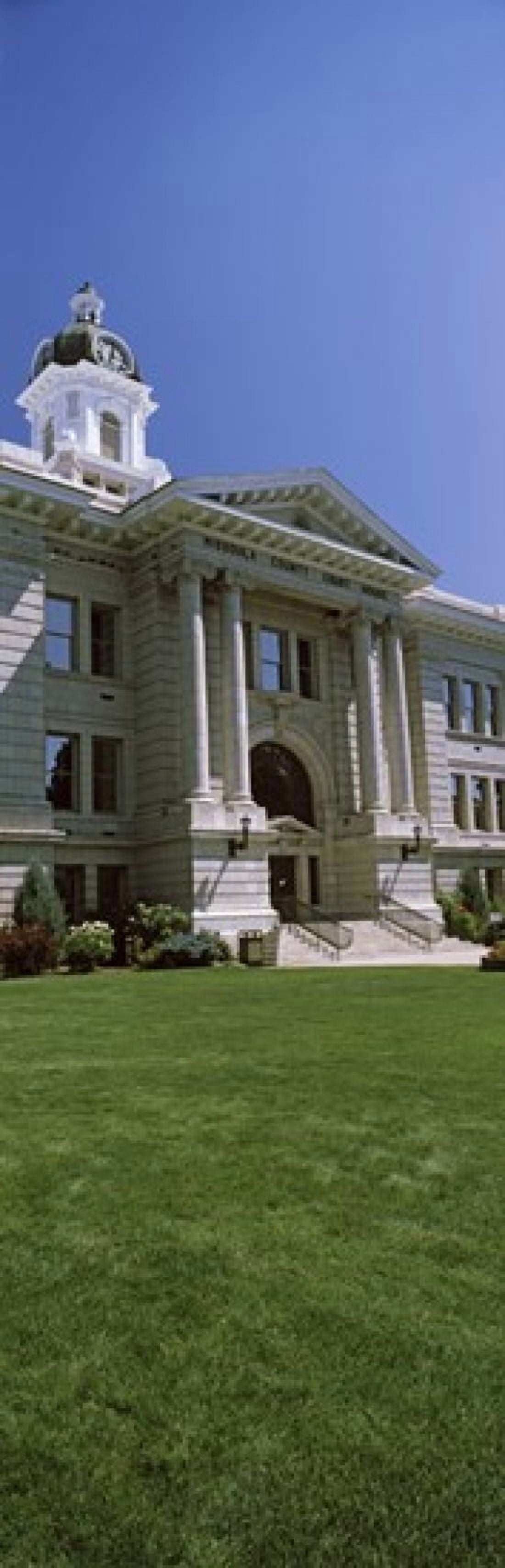 Facade of a government building Missoula County Courthouse Missoula Montana USA Canvas Art - Panoramic Images (36 x 12)