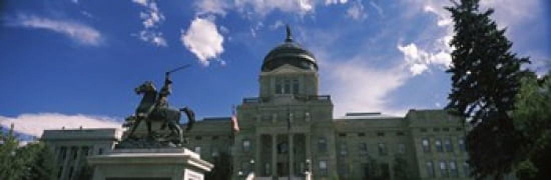 Facade of a government building Montana State Capitol Helena Montana USA Canvas Art - Panoramic Images (18 x 6)