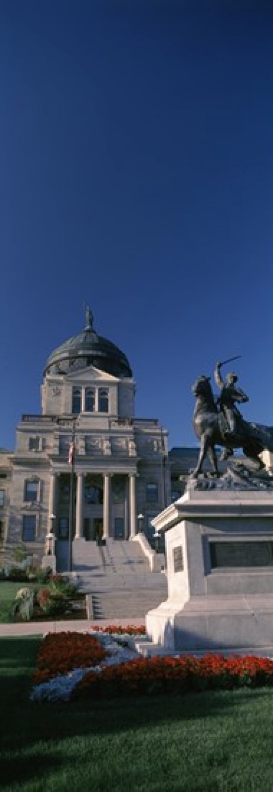 Facade of a government building Montana State Capitol Helena Montana USA Canvas Art - Panoramic Images (18 x 7)