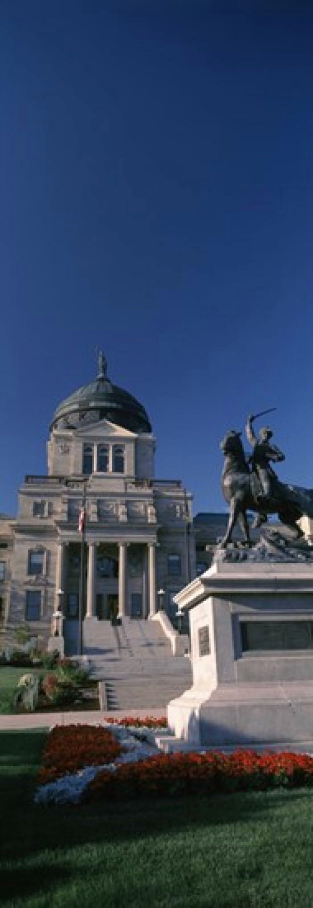 Facade of a government building Montana State Capitol Helena Montana USA Canvas Art - Panoramic Images (36 x 13)