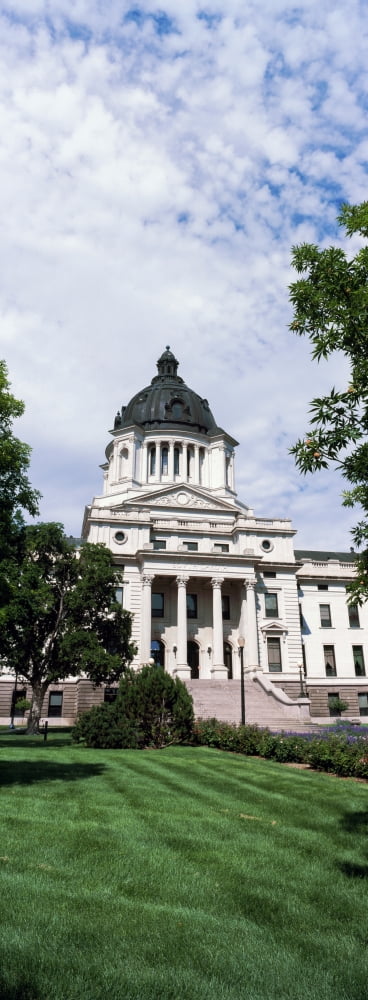 Facade of a government building South Dakota State Capitol Pierre South Dakota USA Canvas Art - Panoramic Images (13 x 36)