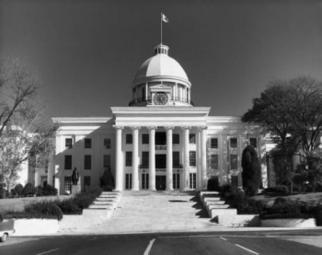 Facade of a government building State Capitol Montgomery Alabama USA Canvas Art - (24 x 36)