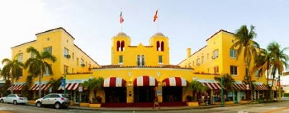 Facade of a hotel Colony Hotel Delray Beach Palm Beach County Florida USA Canvas Art - Panoramic Images (30 x 12)