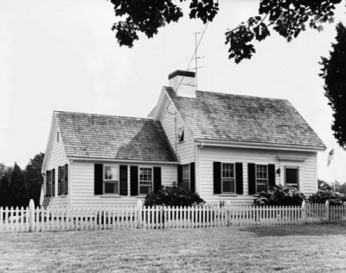 Facade of a house Cape Cod Massachusetts USA Canvas Art - (24 x 36)