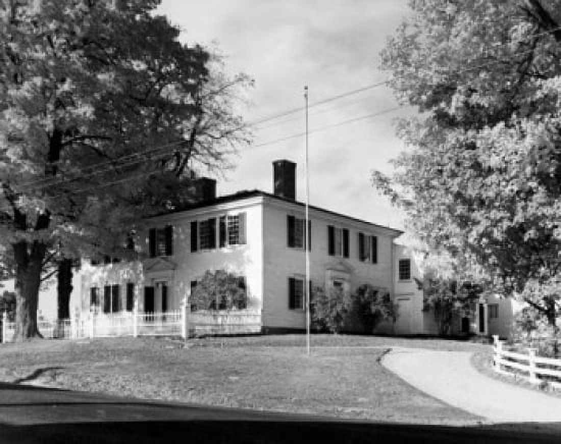 Facade of a house Franklin Pierce Homestead Hillsborough New Hampshire USA Canvas Art - (18 x 24)
