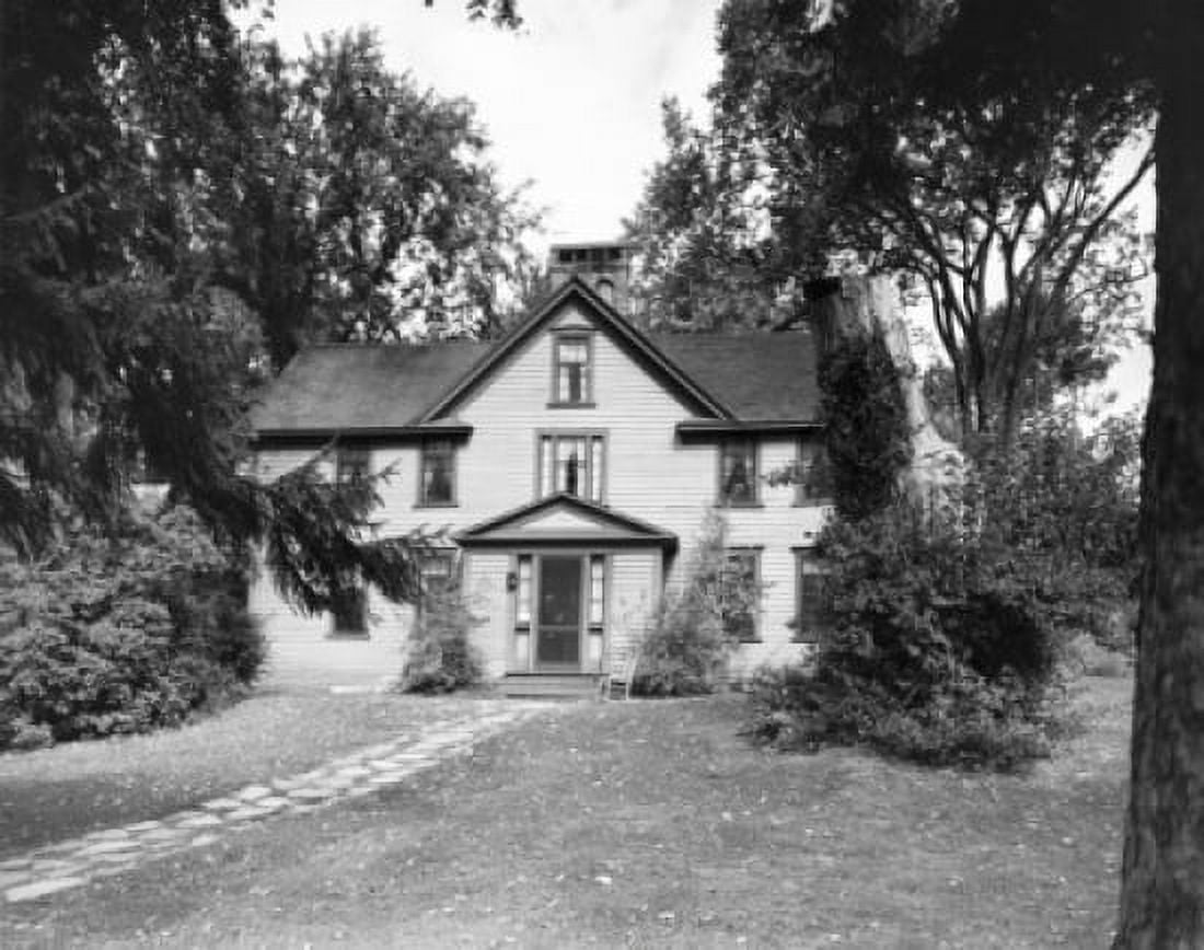 Facade of a house, Home of Louisa May Alcott, Concord, Massachusetts ...