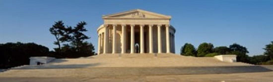Facade of a memorial Jefferson Memorial Washington DC USA Canvas Art - Panoramic Images (15 x 5)